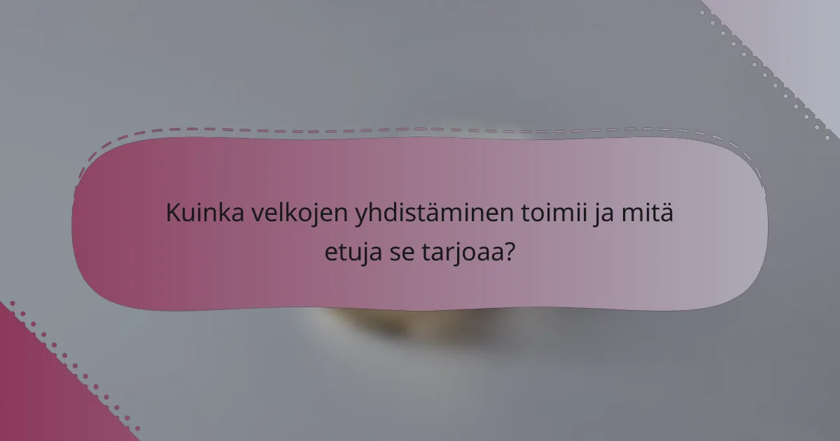 Kuinka velkojen yhdistäminen toimii ja mitä etuja se tarjoaa?